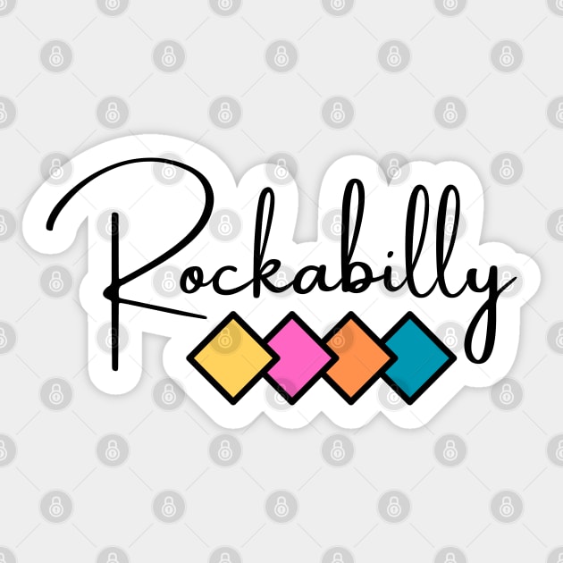 Rockabilly Sticker by Timeless Chaos